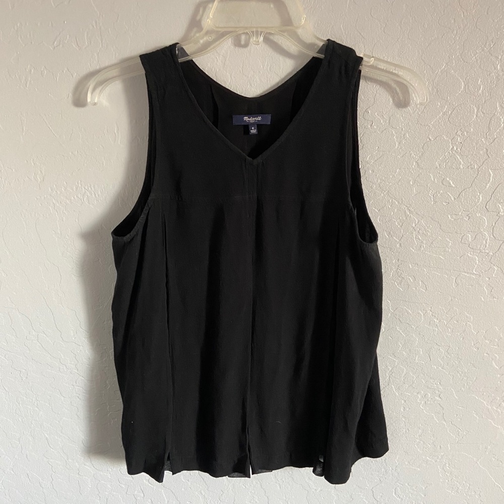 Madewell Black Blouse Tank Top